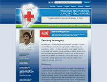 Tablet Screenshot of cheapdentalhungary.com